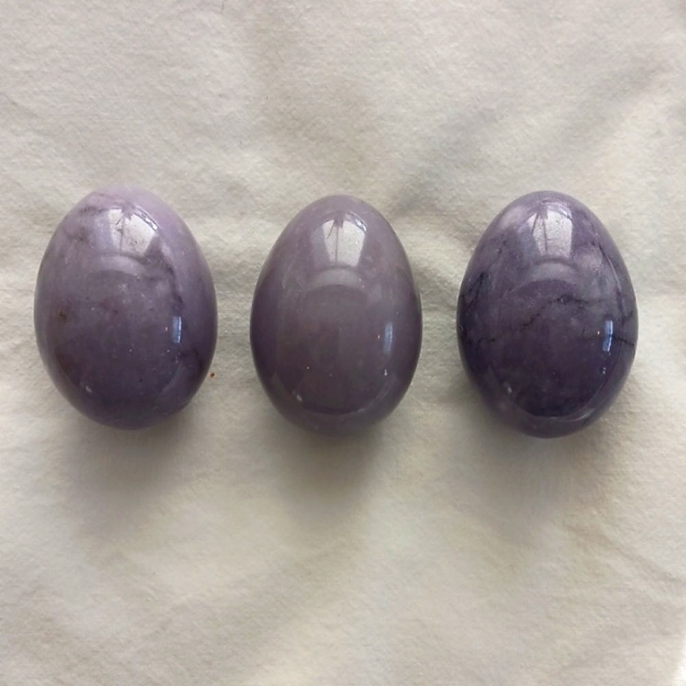 Alabaster Eggs - Set of 3